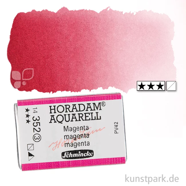 Artikelbild 1 des Artikels “Schmincke HORADAM Aquarellfarben 1/1 Napf | 352 Magenta“