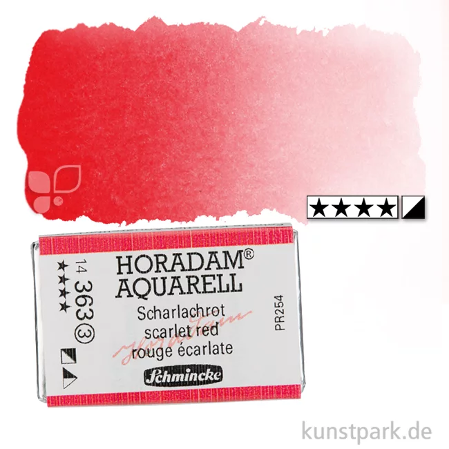 Artikelbild 1 des Artikels “Schmincke HORADAM Aquarellfarben 1/1 Napf | 363 Scharlachrot“
