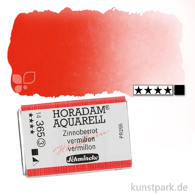 Artikelbild 1 des Artikels “Schmincke HORADAM Aquarellfarben 1/1 Napf | 365 Zinnoberrot“