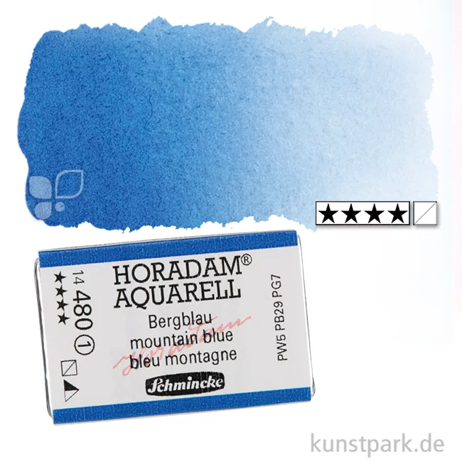 Artikelbild 1 des Artikels “Schmincke HORADAM Aquarellfarben 1/1 Napf | 480 Bergblau“
