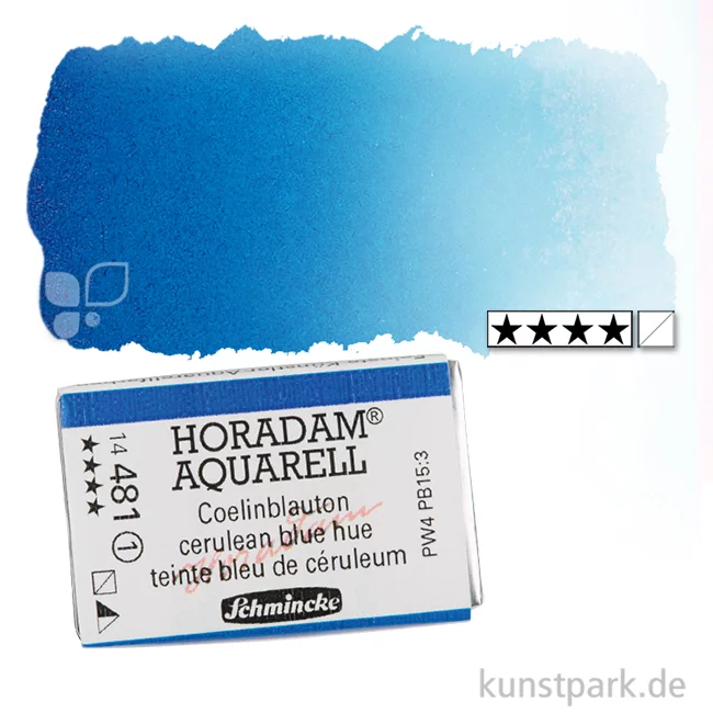 Artikelbild 1 des Artikels “Schmincke HORADAM Aquarellfarben 1/1 Napf | 481 Coelinblauton“