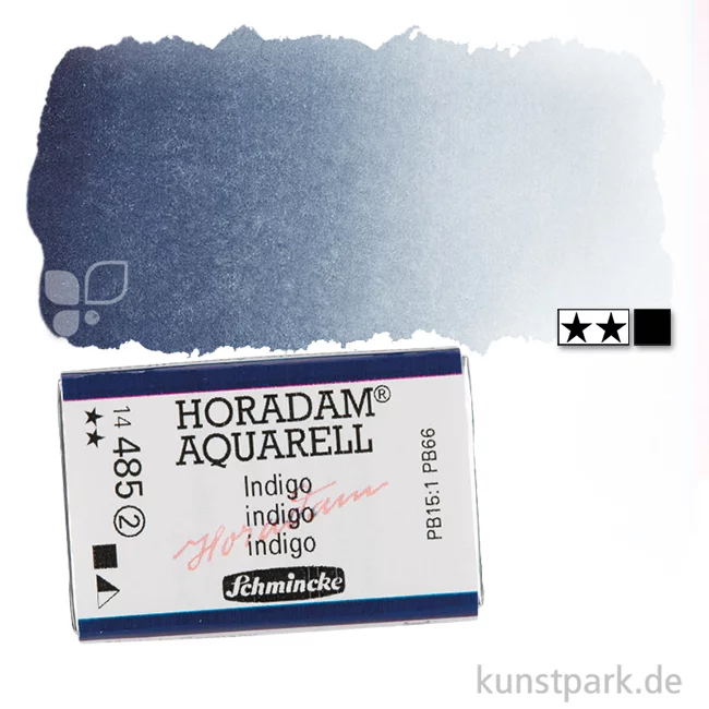 Artikelbild 1 des Artikels “Schmincke HORADAM Aquarellfarben 1/1 Napf | 485 Indigo“