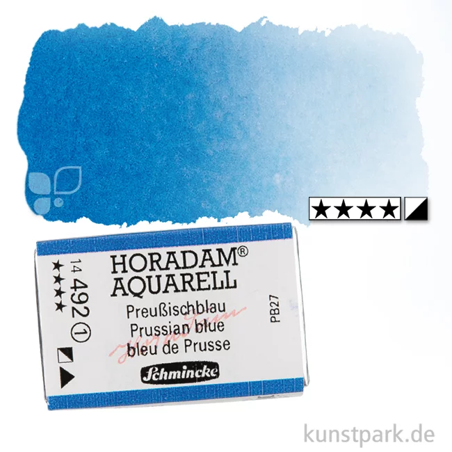 Artikelbild 1 des Artikels “Schmincke HORADAM Aquarellfarben 1/1 Napf | 492 Preußischblau“