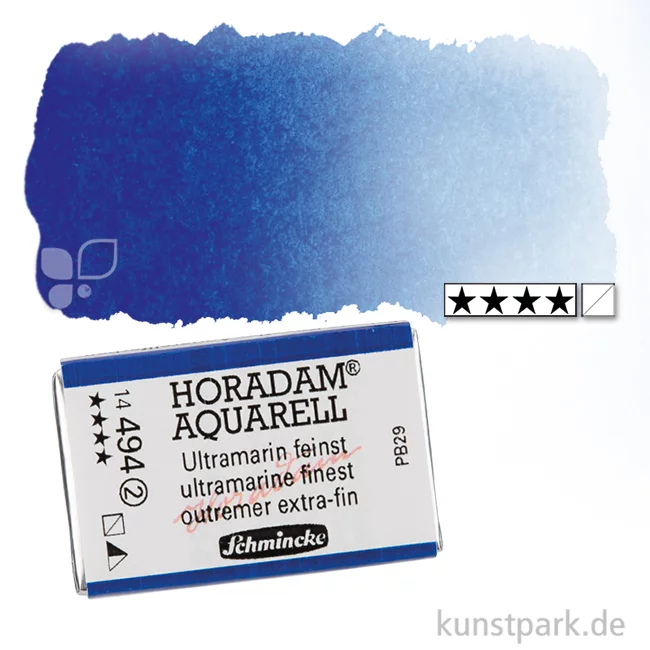 Artikelbild 1 des Artikels “Schmincke HORADAM Aquarellfarben 1/1 Napf | 494 Ultramarin feinst“