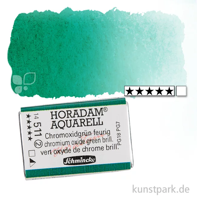Artikelbild 1 des Artikels “Schmincke HORADAM Aquarellfarben 1/1 Napf | 511 Chromoxidgrün feurig“