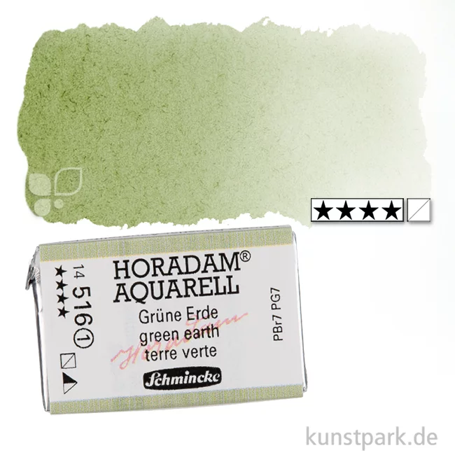 Artikelbild 1 des Artikels “Schmincke HORADAM Aquarellfarben 1/1 Napf | 516 Grüne Erde“