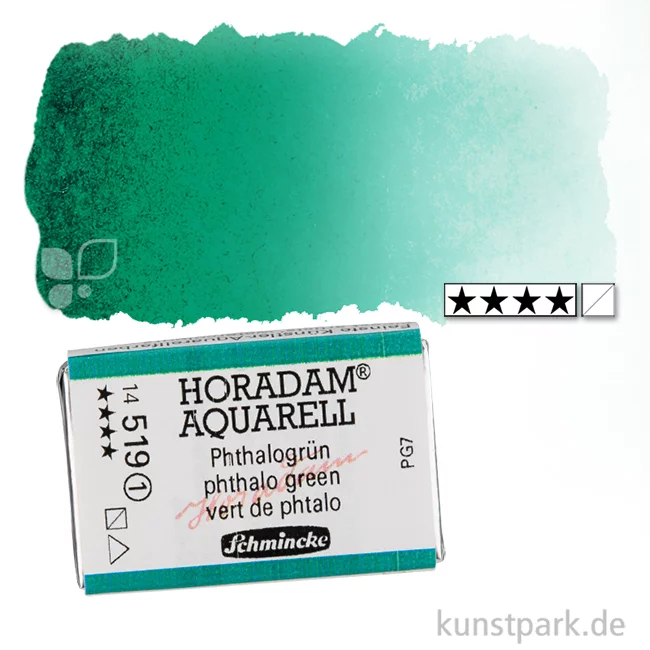 Artikelbild 1 des Artikels “Schmincke HORADAM Aquarellfarben 1/1 Napf | 519 Phthalogrün“