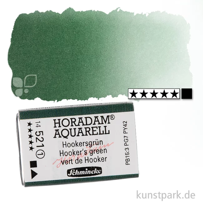 Artikelbild 1 des Artikels “Schmincke HORADAM Aquarellfarben 1/1 Napf | 521 Hookersgrün“