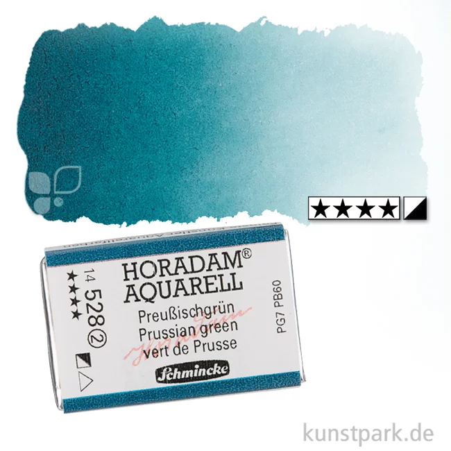 Artikelbild 1 des Artikels “Schmincke HORADAM Aquarellfarben 1/1 Napf | 528 Preußischgrün“