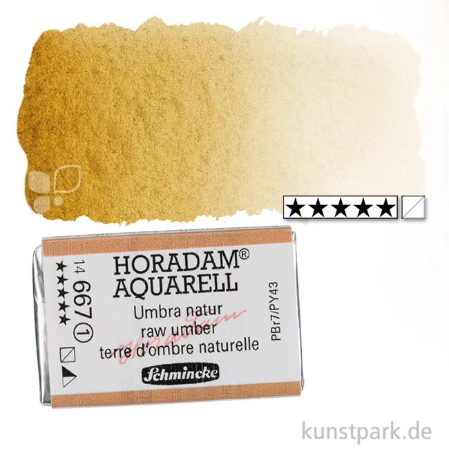 Artikelbild 1 des Artikels “Schmincke HORADAM Aquarellfarben 1/1 Napf | 667 Umbra natur“