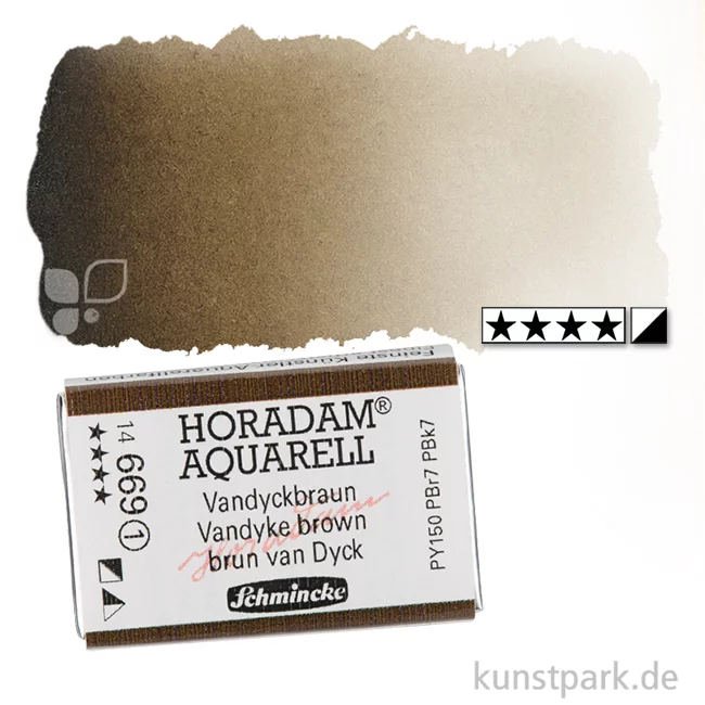 Artikelbild 1 des Artikels “Schmincke HORADAM Aquarellfarben 1/1 Napf | 669 Vandyckbraun“
