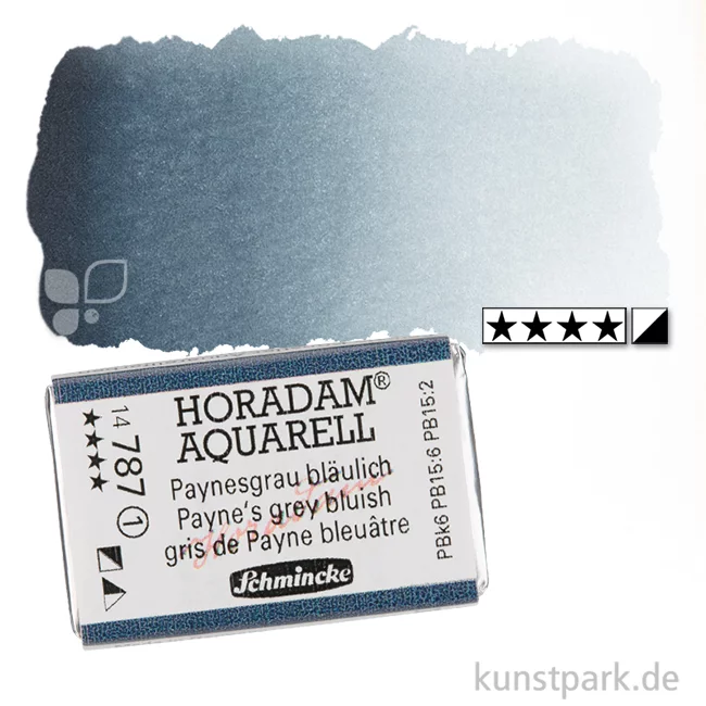Artikelbild 1 des Artikels “Schmincke HORADAM Aquarellfarben 1/1 Napf | 787 Paynesgrau bläulich“