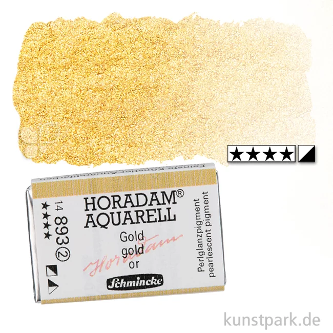 Artikelbild 1 des Artikels “Schmincke HORADAM Aquarellfarben 1/1 Napf | 893 Gold“