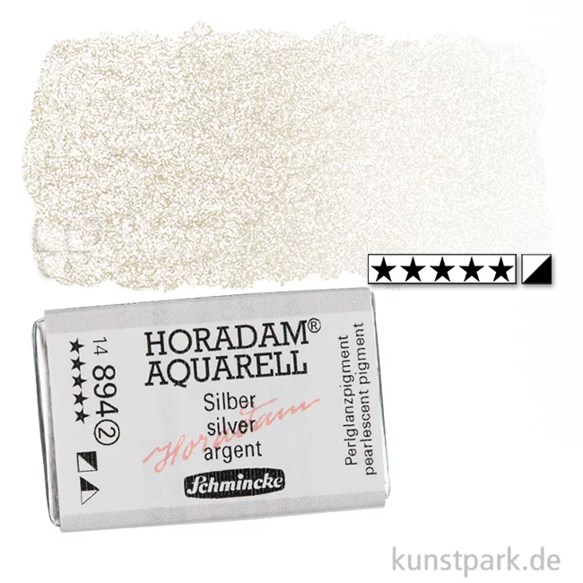 Artikelbild 1 des Artikels “Schmincke HORADAM Aquarellfarben 1/1 Napf | 894 Silber“