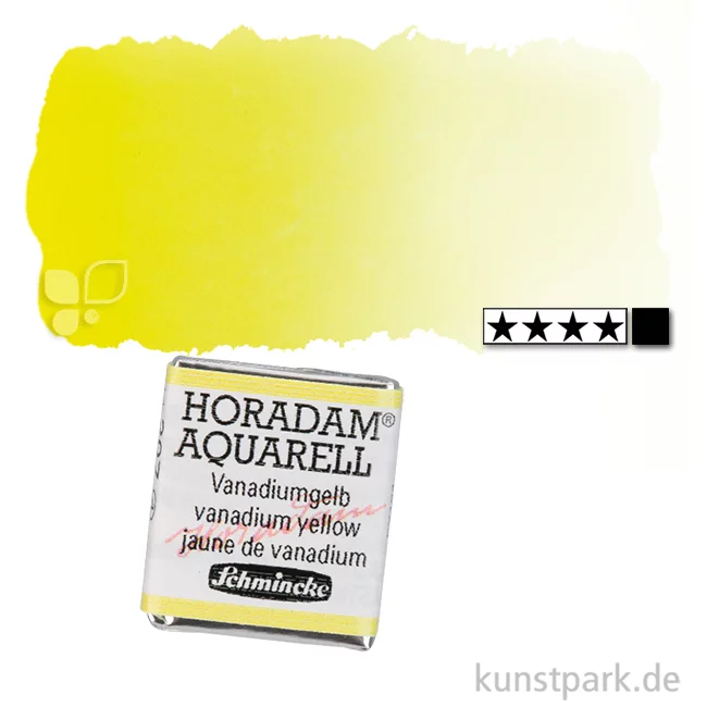 Artikelbild 1 des Artikels “Schmincke HORADAM Aquarellfarben 1/2 Napf | 207 Vanadiumgelb“