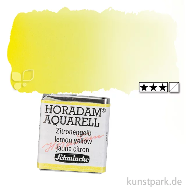 Artikelbild 1 des Artikels “Schmincke HORADAM Aquarellfarben 1/2 Napf | 215 Zitronengelb“