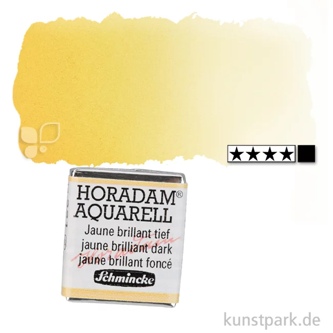 Artikelbild 1 des Artikels “Schmincke HORADAM Aquarellfarben 1/2 Napf | 221 Jaune brillant tief“