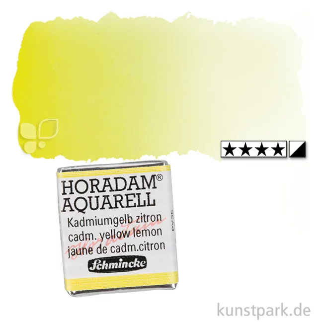 Artikelbild 1 des Artikels “Schmincke HORADAM Aquarellfarben 1/2 Napf | 223 Kadmiumgelb zitron“
