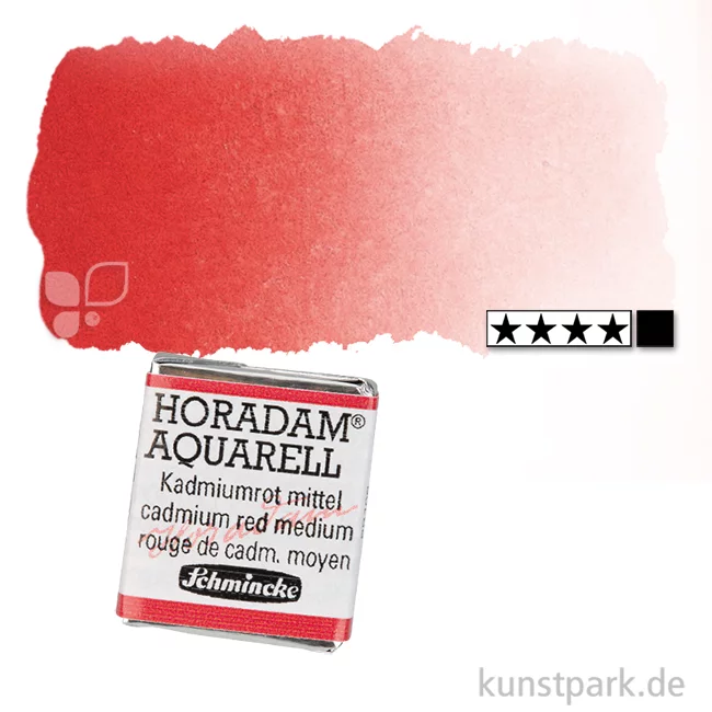 Artikelbild 1 des Artikels “Schmincke HORADAM Aquarellfarben 1/2 Napf | 347 Kadmiumrot mittel“