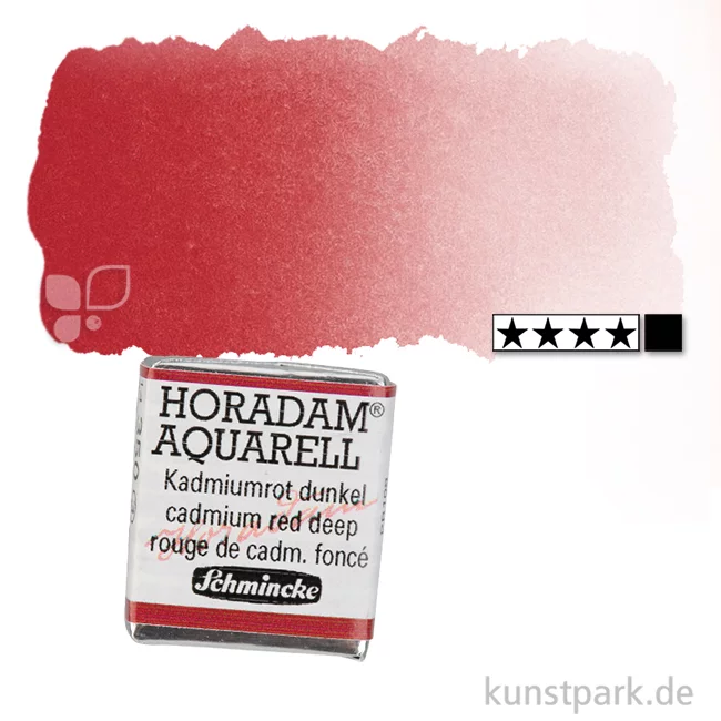 Artikelbild 1 des Artikels “Schmincke HORADAM Aquarellfarben 1/2 Napf | 350 Kadmiumrot dunkel“