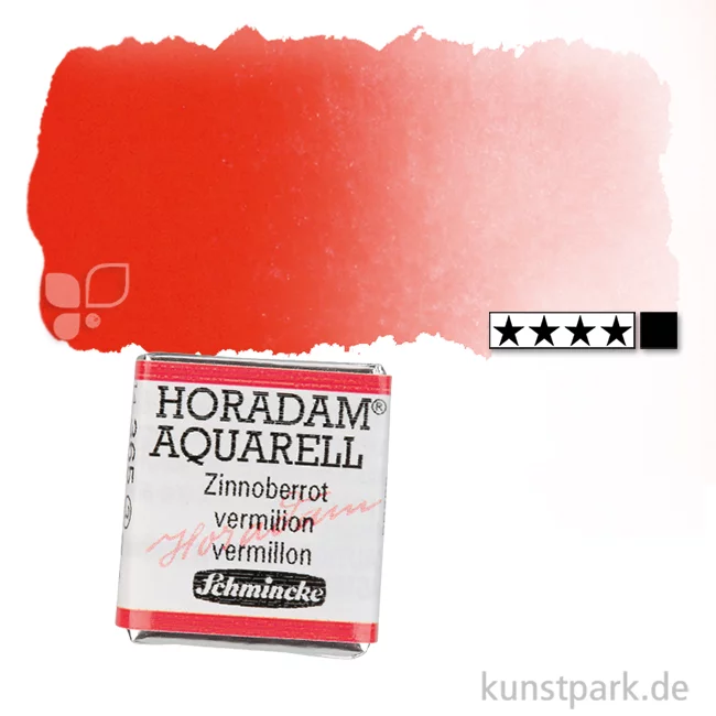 Artikelbild 1 des Artikels “Schmincke HORADAM Aquarellfarben 1/2 Napf | 365 Zinnoberrot“