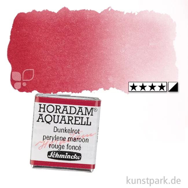 Artikelbild 1 des Artikels “Schmincke HORADAM Aquarellfarben 1/2 Napf | 366 Dunkelrot“