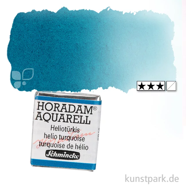 Artikelbild 1 des Artikels “Schmincke HORADAM Aquarellfarben 1/2 Napf | 475 Heliotürkis“