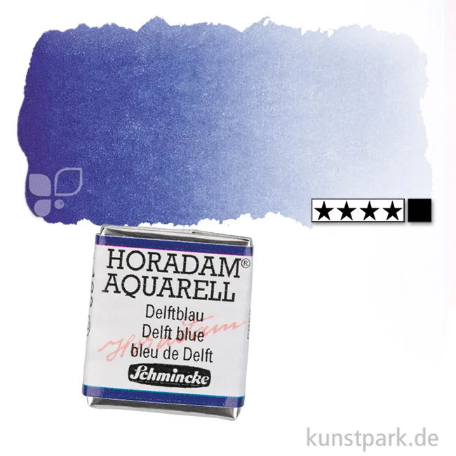 Artikelbild 1 des Artikels “Schmincke HORADAM Aquarellfarben 1/2 Napf | 482 Delftblau“