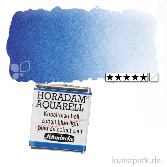 Artikelbild 1 des Artikels “Schmincke HORADAM Aquarellfarben 1/2 Napf | 487 Kobaltblau hell“