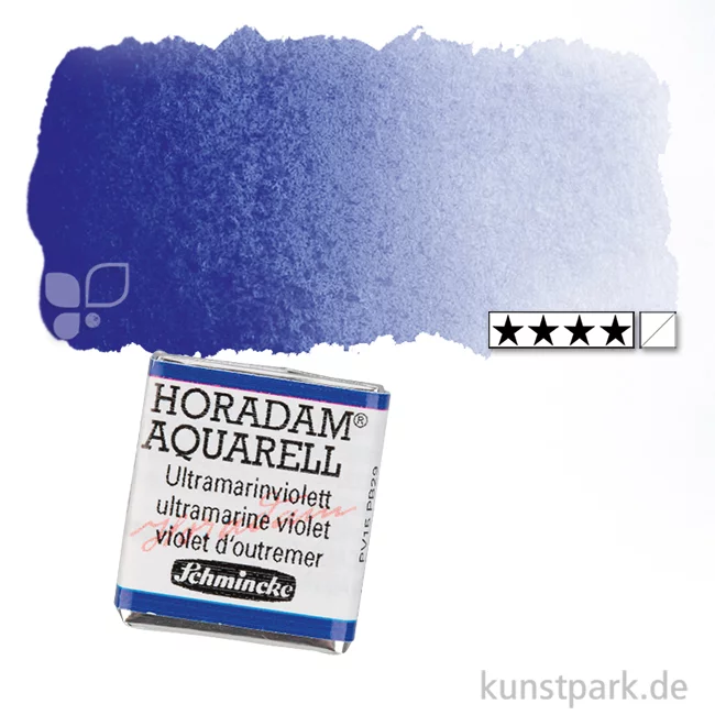 Artikelbild 1 des Artikels “Schmincke HORADAM Aquarellfarben 1/2 Napf | 495 Ultramarinviolett“