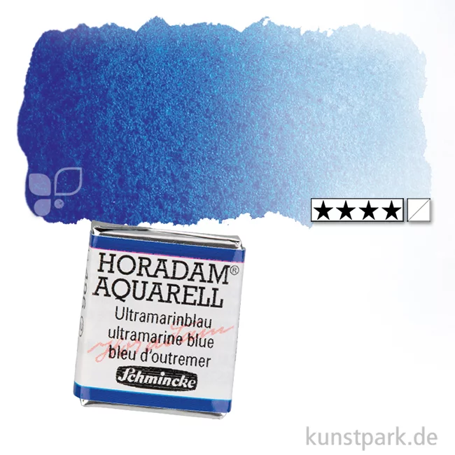 Artikelbild 1 des Artikels “Schmincke HORADAM Aquarellfarben 1/2 Napf | 496 Ultramarinblau“