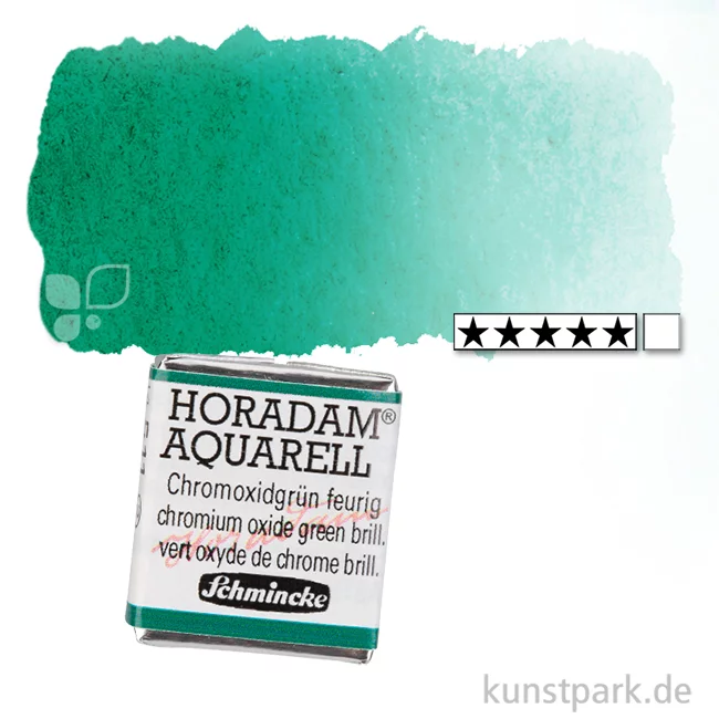 Artikelbild 1 des Artikels “Schmincke HORADAM Aquarellfarben 1/2 Napf | 511 Chromoxidgrün feurig“