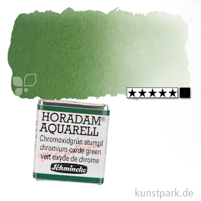 Artikelbild 1 des Artikels “Schmincke HORADAM Aquarellfarben 1/2 Napf | 512 Chromoxidgrün stumpf“