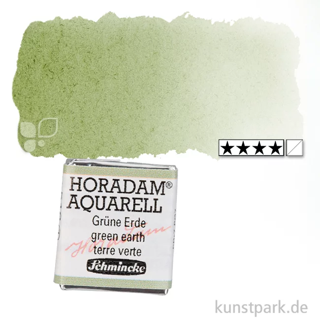 Artikelbild 1 des Artikels “Schmincke HORADAM Aquarellfarben 1/2 Napf | 516 Grüne Erde“