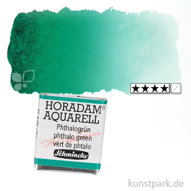 Artikelbild 1 des Artikels “Schmincke HORADAM Aquarellfarben 1/2 Napf | 519 Phthalogrün“