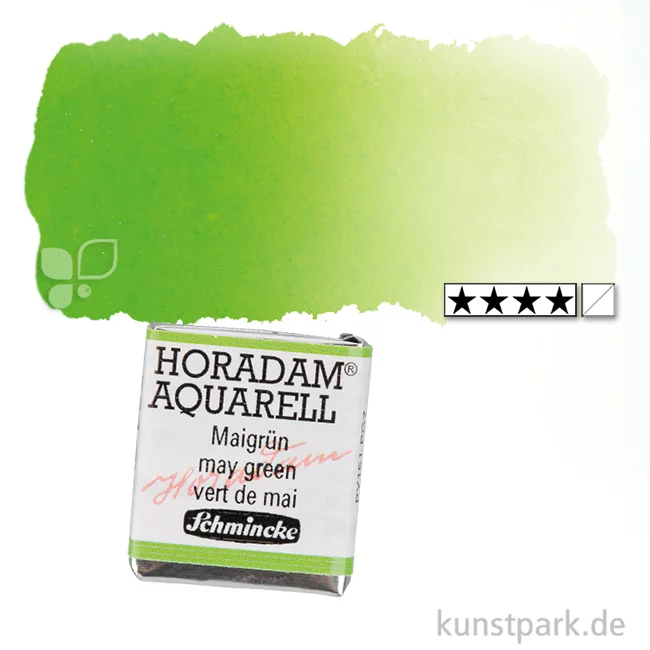 Artikelbild 1 des Artikels “Schmincke HORADAM Aquarellfarben 1/2 Napf | 524 Maigrün“