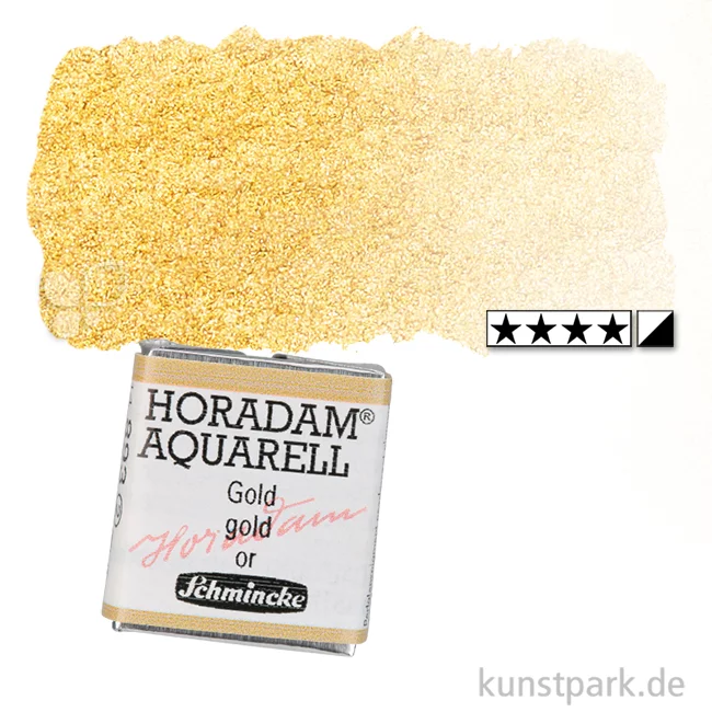 Artikelbild 1 des Artikels “Schmincke HORADAM Aquarellfarben 1/2 Napf | 893 Gold“