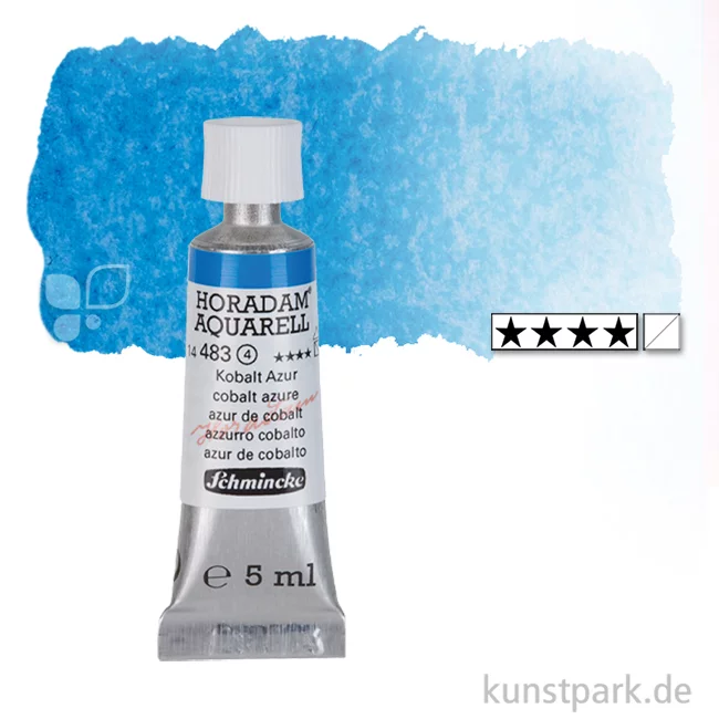 Artikelbild 1 des Artikels “Schmincke HORADAM Aquarellfarben Tube 15 ml | 483 Kobalt Azur“