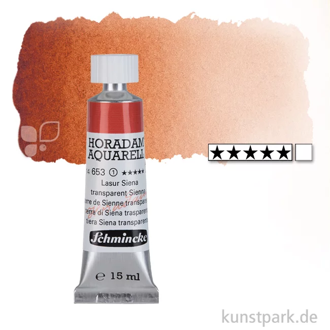 Artikelbild 1 des Artikels “Schmincke HORADAM Aquarellfarben Tube 15 ml | 653 Lasur Siena“
