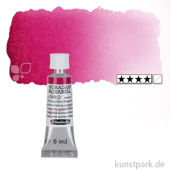 Artikelbild 1 des Artikels “Schmincke HORADAM Aquarellfarben Tube 5 ml | 369 Chinacridon Magenta“