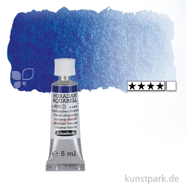 Artikelbild 1 des Artikels “Schmincke HORADAM Aquarellfarben Tube 5 ml | 493 Französisches Ultramarin“