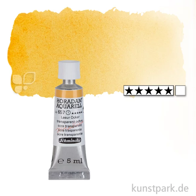 Artikelbild 1 des Artikels “Schmincke HORADAM Aquarellfarben Tube 5 ml | 657 Lasur Ocker“