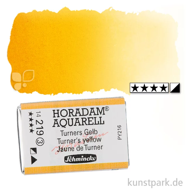 Artikelbild 1 des Artikels “Schmincke HORADAM Aquarellfarben 1/1 Napf | 219 Turners Gelb“