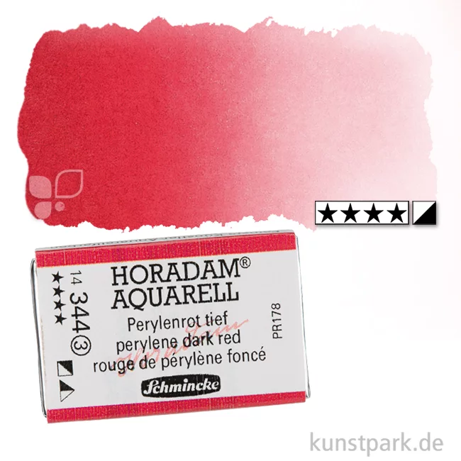 Artikelbild 1 des Artikels “Schmincke HORADAM Aquarellfarben 1/1 Napf | 344 Perylenrot tief“