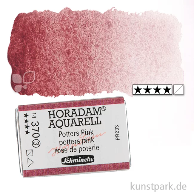 Artikelbild 1 des Artikels “Schmincke HORADAM Aquarellfarben 1/1 Napf | 370 Potters Pink“