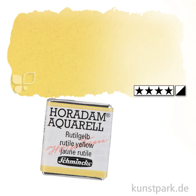 Artikelbild 1 des Artikels “Schmincke HORADAM Aquarellfarben 1/2 Napf | 205 Rutilgelb“