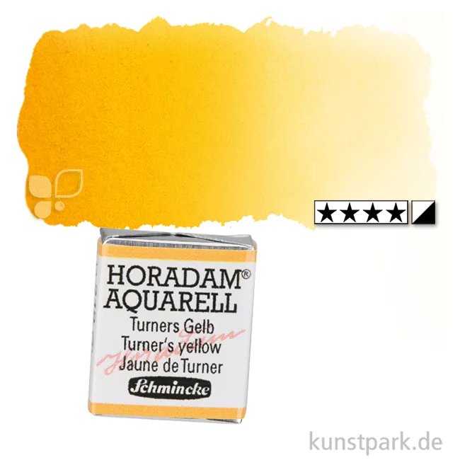 Artikelbild 1 des Artikels “Schmincke HORADAM Aquarellfarben 1/2 Napf | 219 Turners Gelb“