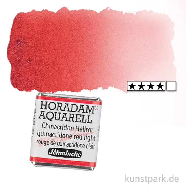 Artikelbild 1 des Artikels “Schmincke HORADAM Aquarellfarben 1/2 Napf | 343 Chinacridon Hellrot“