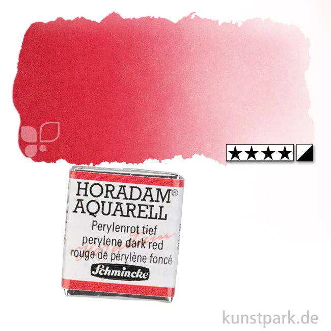 Artikelbild 1 des Artikels “Schmincke HORADAM Aquarellfarben 1/2 Napf | 344 Perylenrot tief“