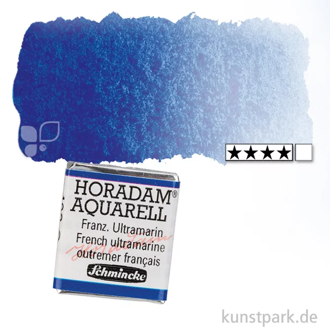 Artikelbild 1 des Artikels “Schmincke HORADAM Aquarellfarben 1/2 Napf | 493 Französisches Ultramarin“